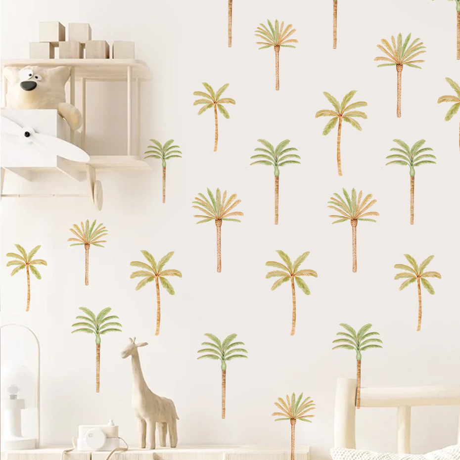 Baby Girl Nursery Quotes - Boho coqueiro palmeira adesivo de parede