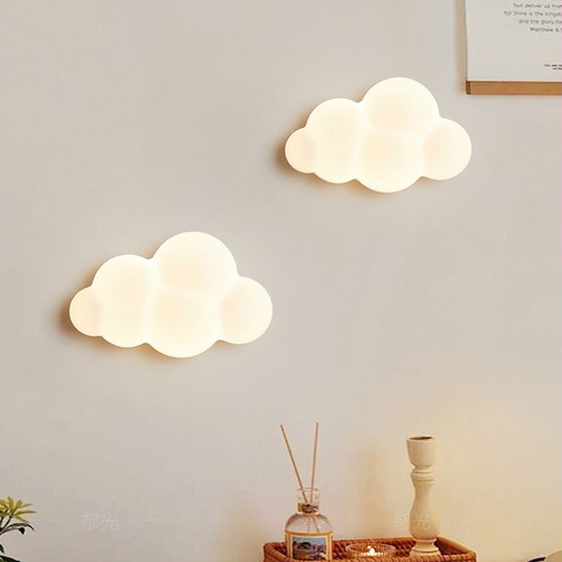 Nuvem branca lâmpadas de pared - Baby Nursery Wall Lights avaliação e preço