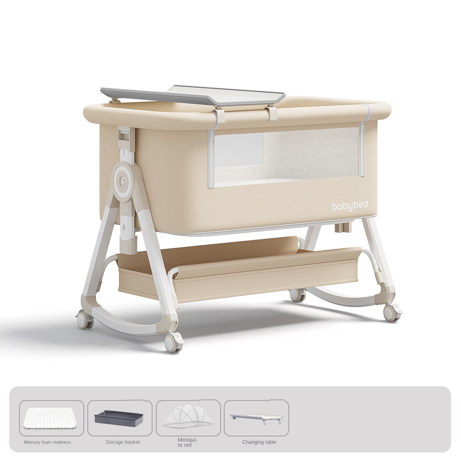 Berço Portátil e Ajustável, Do - Baby Nursery Trolley avaliação e preço